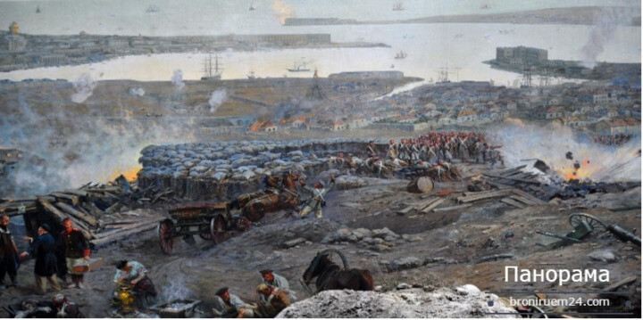 Панорама "Оборона Севастополя". Находится в центре города на Историческом Бульваре