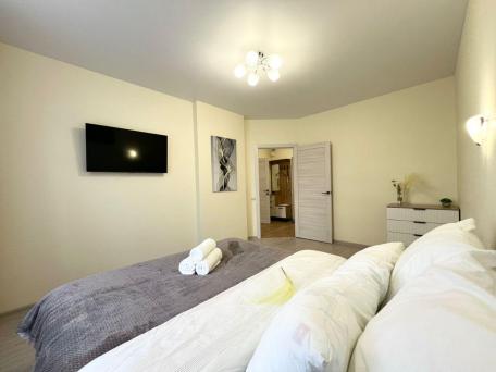 Светлая квартира с балконом